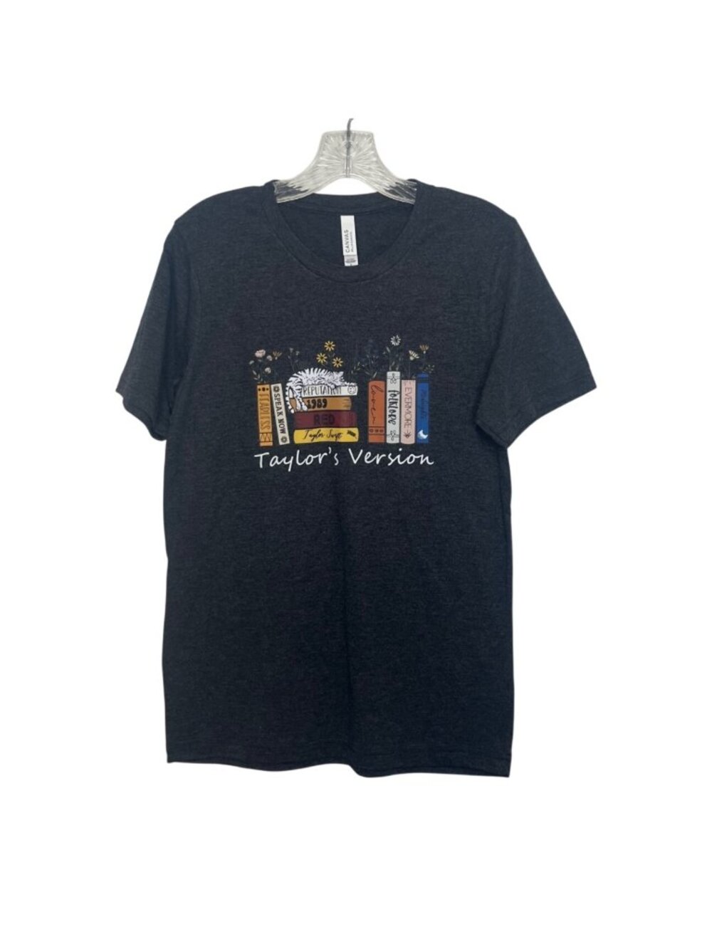 Taylors Version Graphic Tee Tshirt Charcoal Gray Music Taylor Swift